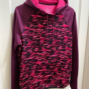 Pink/Black Nike Hoodie